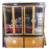 CHINA CABINET, 4 DOOR TOP, 4 DOOR BOTTOM,