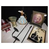 PICTURE FRAME, KENTUCKEY BOURBON, CANDY DISH WITH