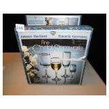 HAVILAND BAVARIA GERMANY CRYSTAL STEMWARE,