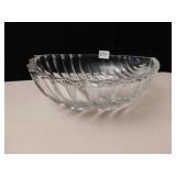 GLASS BOWL 3.5" H X 11.5" W X 11" D; V. REGALO