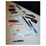 13 KNIVES INC. DOLE, HORMELL, ETC, 1 NAIL FILE