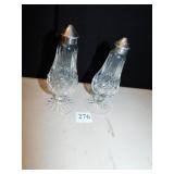 WATERFORD SALT & PEPPER 6.5" H