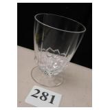 LALIQUE SMALL CRYSTAL GLASS, SHOT GLASS SIZE