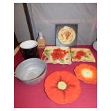 SQUARE PLATES MAXERA, FLOWER PLATES, ETC