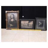 MONA LISA, FARM SCENE, THE THINKER