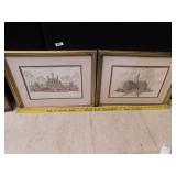 HISTORIC HOUSES, MAN ON HORSE