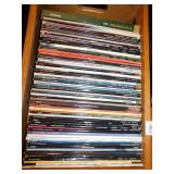 LAZER DISCS IN WOOD ORGANIZER