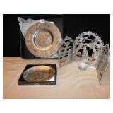 WENDELL AUGUST CANDLE NATIVITY SCENE, CLOCK