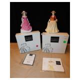 2 ROYAL DOULTAN FIGURINES, AUTUMN STROLL, SUMMER