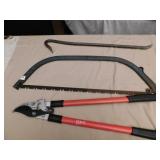 BOND PRUNERS, PRY BAR & TREE SAW