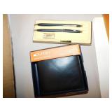 CROSS PEN/PENCIL SET OB, PURITAN NEW LEATHER