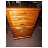 TODAYS HOME ENDSTAND 3 DRAWER OAK, 30" H X 18" W