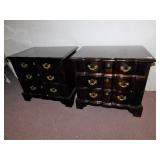 HENREDON PAIR OF NIGHSTANDS, SOME MARKS ON TOP AS