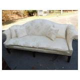 HENDERDON HUMP BACK SOFA, CREAM/LIGHT YELLOW