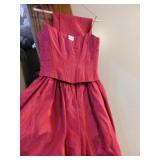 JESSICA MCCLINTOCK SIZE 3/4 GOWN, SHERRY COLOR