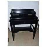 WRITING DESK, BLACK, 1 DRAWER, DROP FRONT, 1
