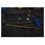 POLE PRUNER, SHOVELS ETC