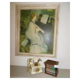 PICTURE BY RERRAIZ 25.5"H X 21"W, COASTERS AND