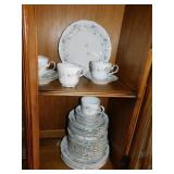 BAVARIA GERMANY CHINA SET WITH FLORAL DESIGN