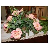 LENNOX BOWL WITH FLOWERS AND FERN & DOILY