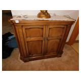 WOODEN ENTRY STAND GOOD CONDITION 30"H X36"W