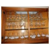 LARGE COLLECTION OF ASSORTED GLASS WARE,