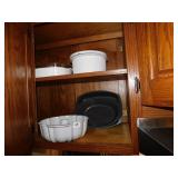 CORNING WARE, BUNDT PAN, ETC.