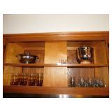 GLASSES, ICE BUCKET, SHOT GLASSES