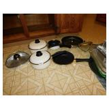 ENCOR POTS & PANS, FLAT BAKING STONE, ETC.