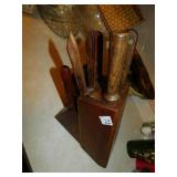 KNIFE SET WITH BLOCK OLD HOMESTEADY LIFETIME