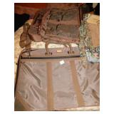 OLEG CASSINI SUITCASE, AND GARMENT BAG
