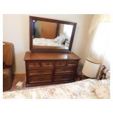 DRESSER UNMARKED SOME WEAR ON TOP RIGHT