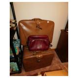 3 AIRWAY SUITCASES WITH ORIGINAL BOX AND SMALL