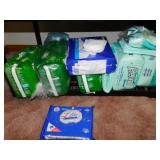 MATTRESS PAD PROTECTORS AND DEPENDS SIZE MEDIUM