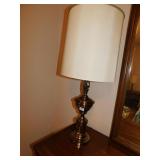 BRASS LAMP VERY HEAVY 36"H