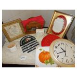 NAPKIN HOLDER, CLOCK, TIMER, TOOTHPICK HOLDER,