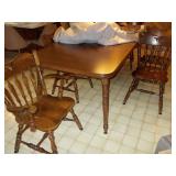 DINING TABLE WITH TWO LEAVES 30H 40W 87L (WITH