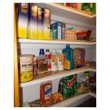 CLOSET OF CLEANING SUPPLIES INCLUDING DETERGENT,