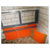 WALL MOUNTED TOOL ORGANIZER WITH SHELVES