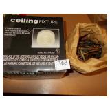 CEILING FIXTURE WITH BAG OF WIRES