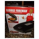 NEW GEORGE FOREMAN GRILL, NEW IN BOX!