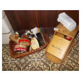 WOODEN SHOE POLISH KIT WITH BRUSHES AND POLISH,