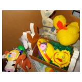 EASTER DECORATIONS! HAND MADE BUNNY AND CHICK,