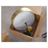 METAL AND GLASS NEW OLD RETRO CEILING LIGHT IN