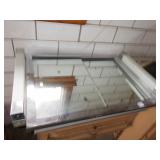 BATHROOM CABINET WITH SLIDING MIRROR AND