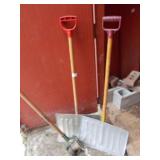 TWO SNOW SHOVELS