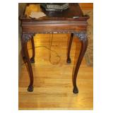 CHIPPENDALE STYLE LAMP TABLE - 2 TIMES BID 18"