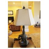 PAIR OF ELEPHANT BASE LAMPS