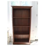 WALNUT BOOKCASE - 40" X 13" X 77" - 4 SHELVES