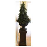 COMPOSITE PEDISTAL, PLANTER AND TOPIARY - OVERALL